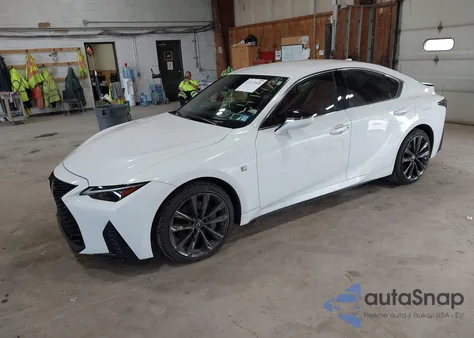 2021 Lexus Is 350 F Sport z USA, uszkodzony, nr VIN JTHGZ1E26M5021785